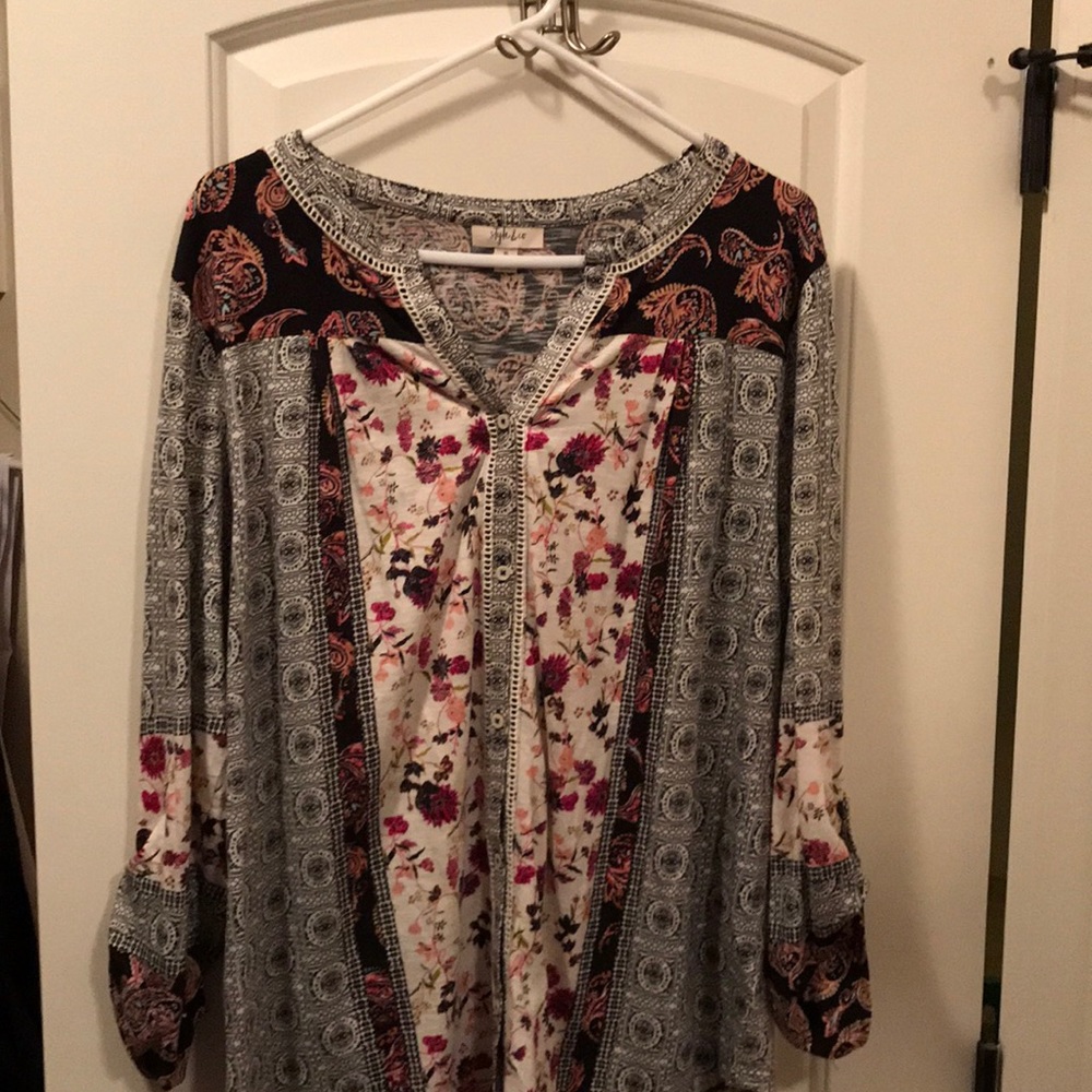 NWT Beautiful Style & Co blouse